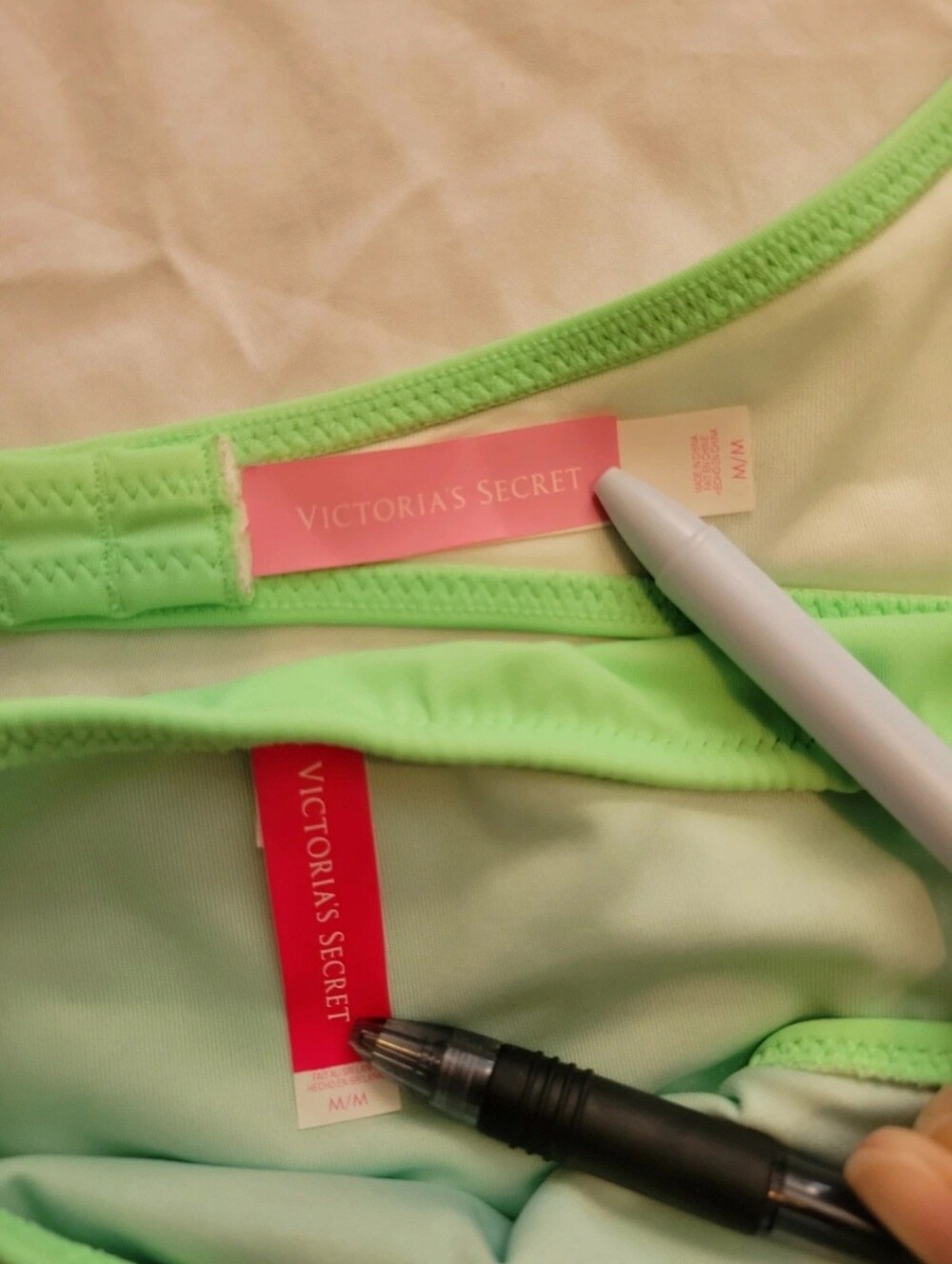 Victoria's Secret Mint Green Bikini Set with Gold Hardware - Picture 6 of 6